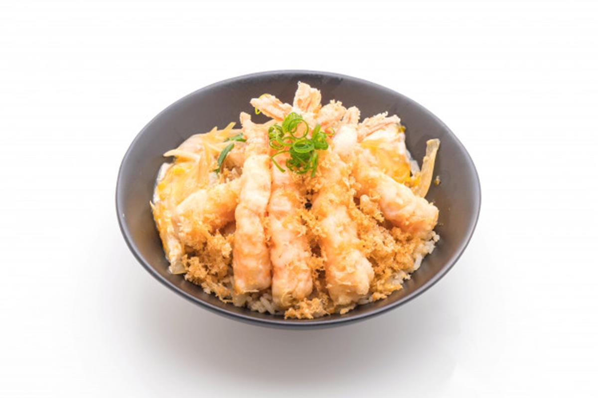 riz beignet de crevettes